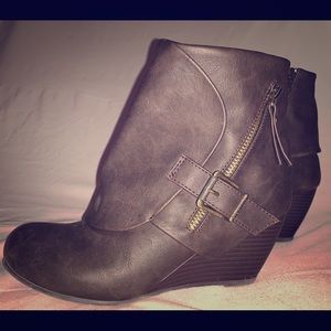 Blowfish Wedge Ankle Booties